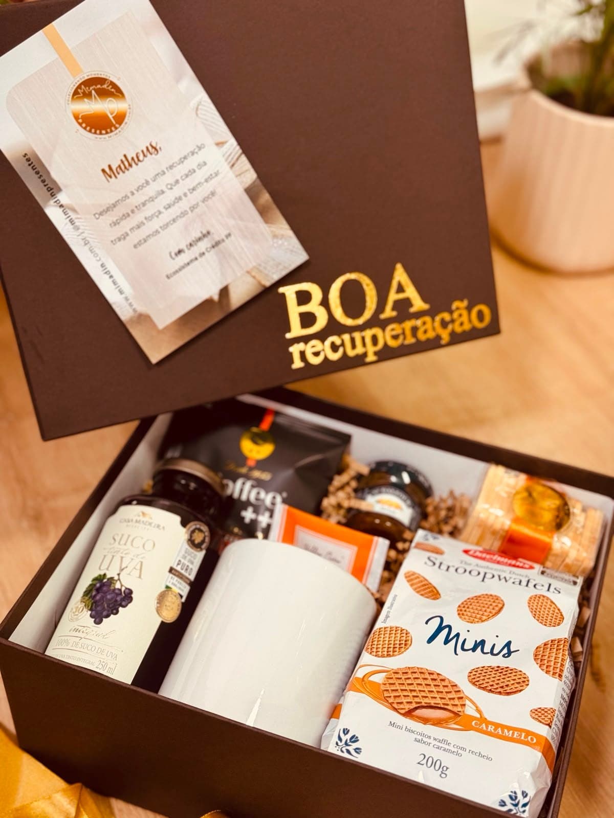 Presente boa recuperação