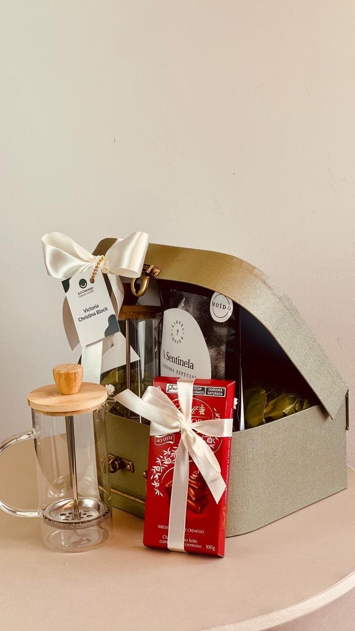Maleta Vintage com Café Gourmet 2