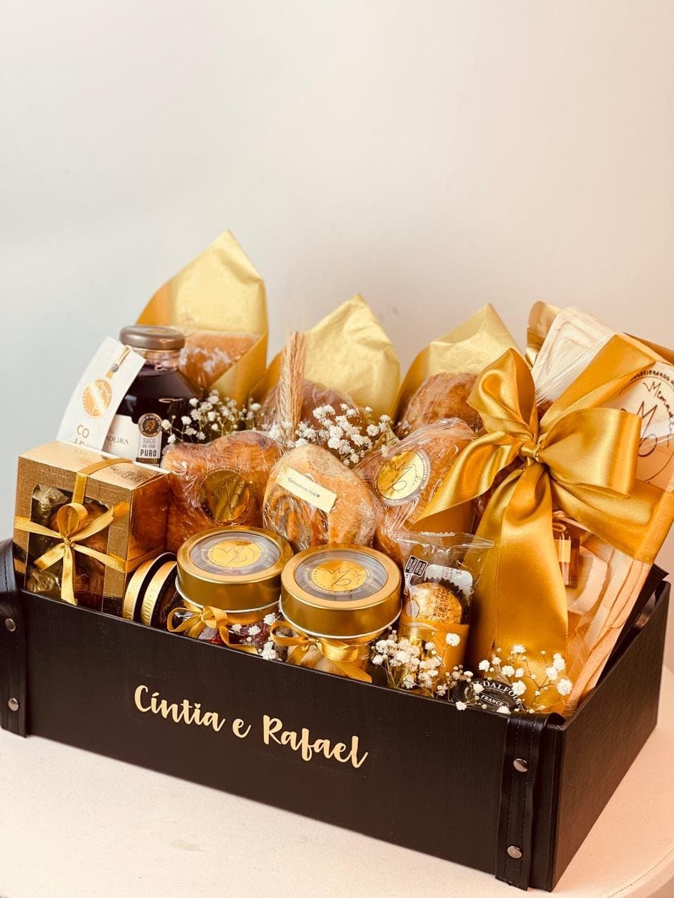 Cesta de Café da Manhã Gourmet Premium