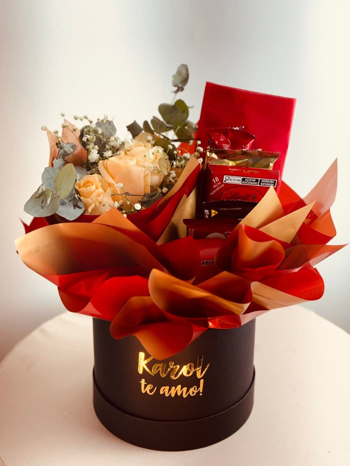 Box Pura Essência | Box de Flores Vermelha