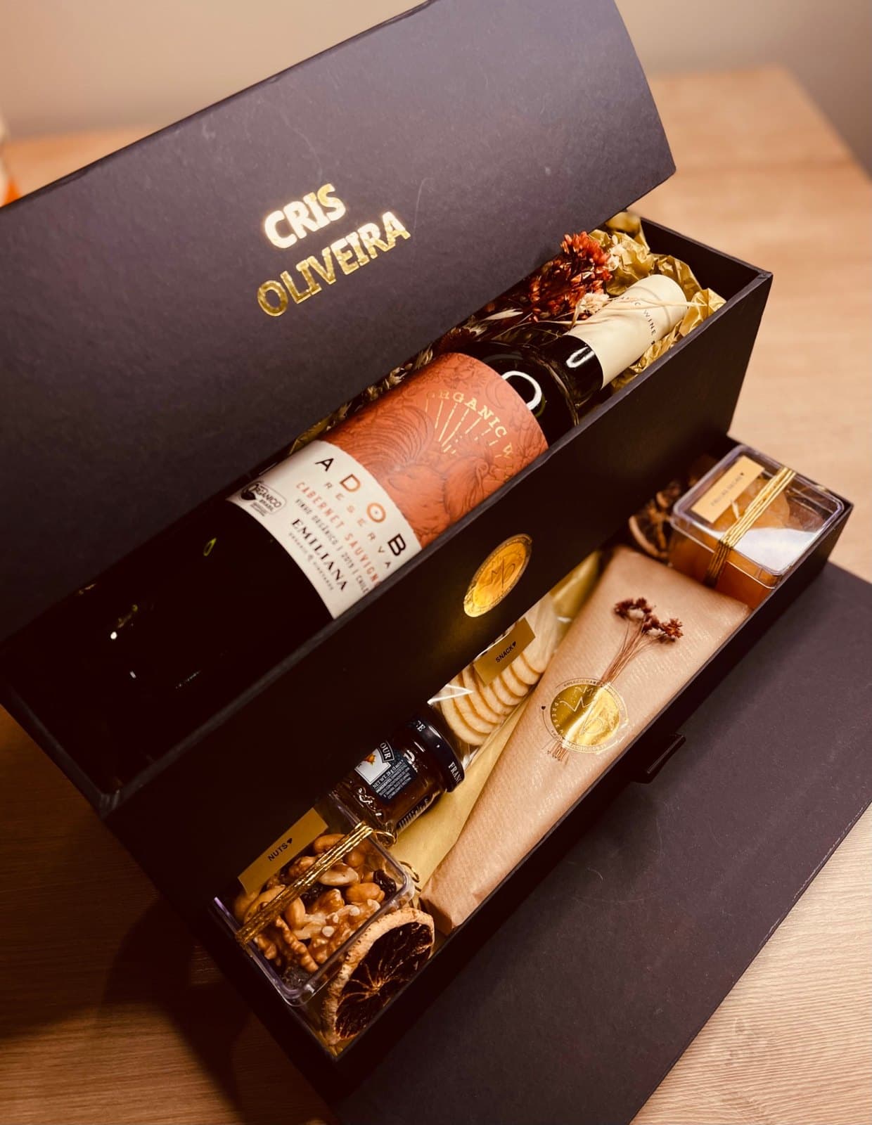 Maleta com Vinho