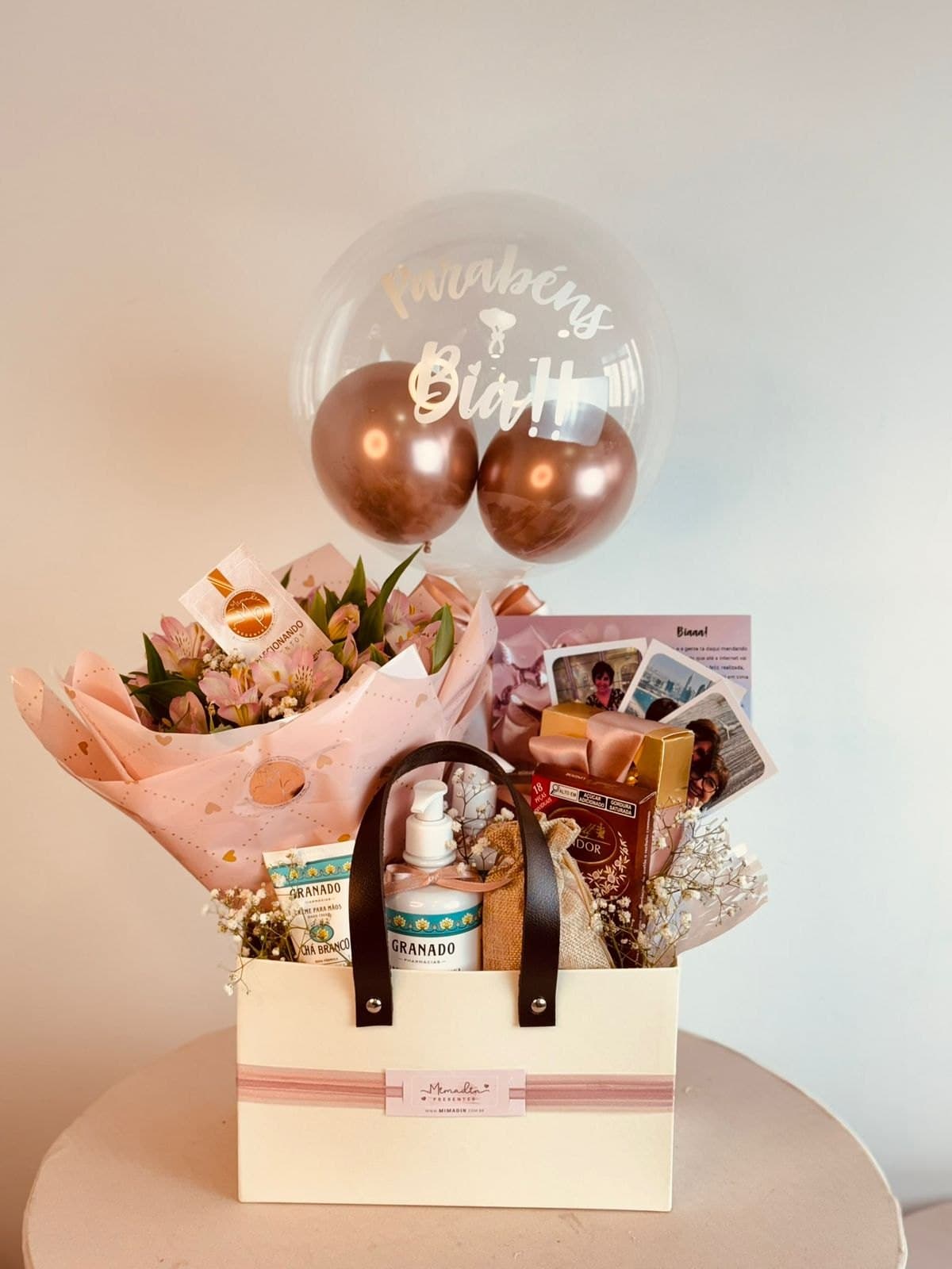 Kit Autocuidado com flor