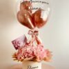 DELICADO BOX DE FLORES ROSAS MIMADIN PRESENTES COM BALAO | Cestas de Presente | Café Da Manhã | Manda Mimo