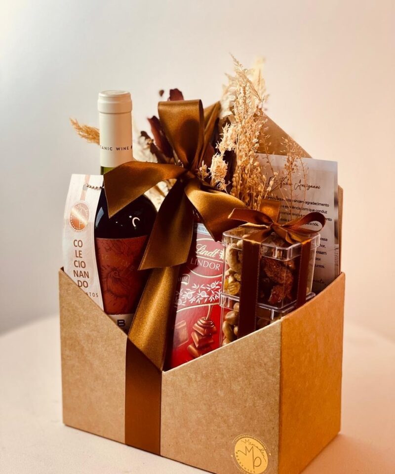 Box Envelope Celebrando Vinho Tinto