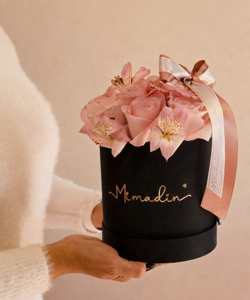 Box Flores Rosas (Tamanho P)